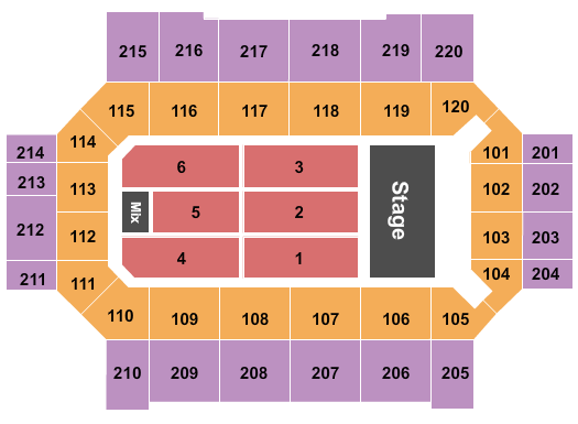 Broadmoor World Arena Trans-Siberian Orchestra Seating Chart